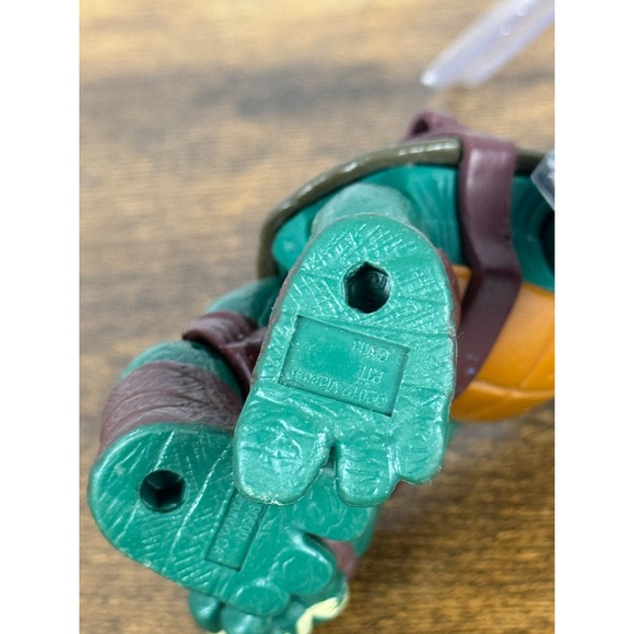 Vintage 2002 TMNT Raphael Action Figure Playmates Toys Red Bandana Ninja Turtle - Picture 5 of 7